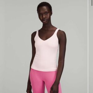 Waist length Lululemon align tank in strawberry milkshake